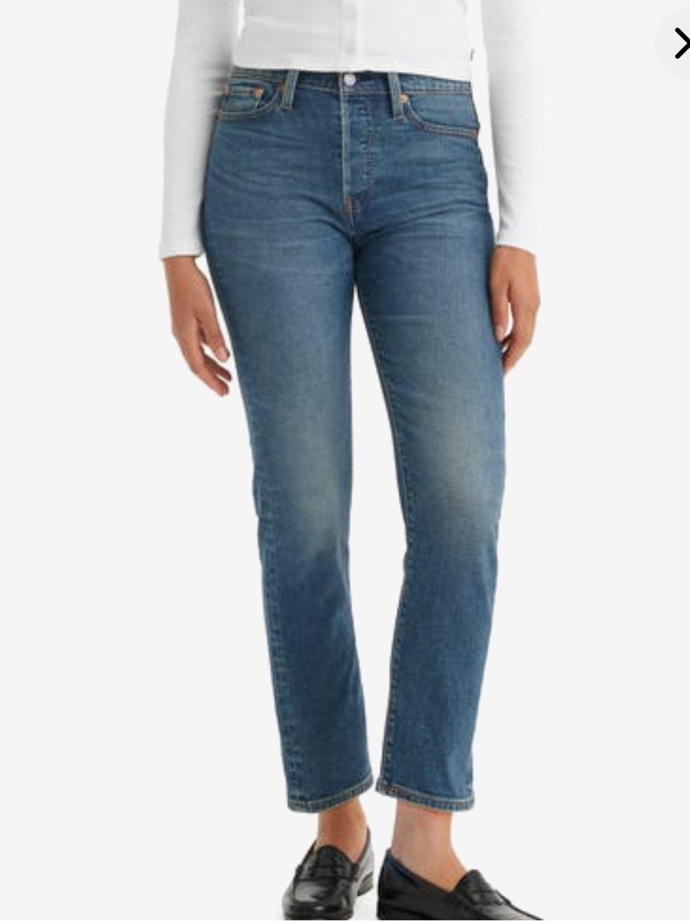 Levi’s Wedgie Fit High Rise Straight Leg Jeans Size 29